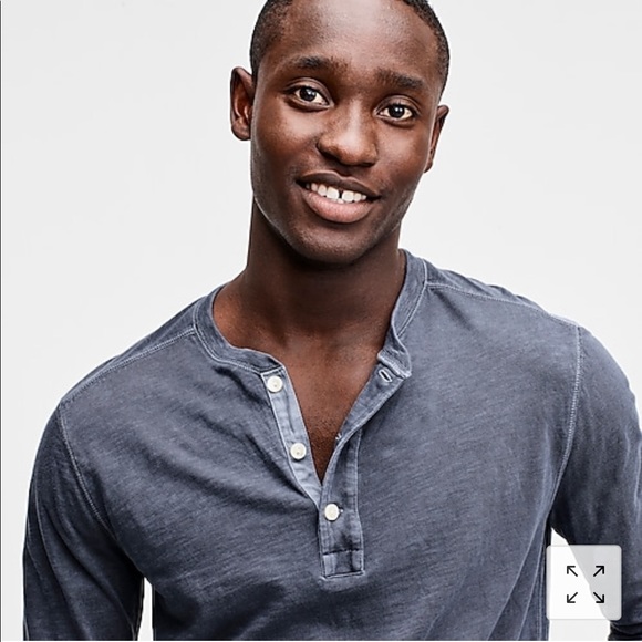 J. Crew Other - New J Crew Garment-dyed slub cotton henley Gray